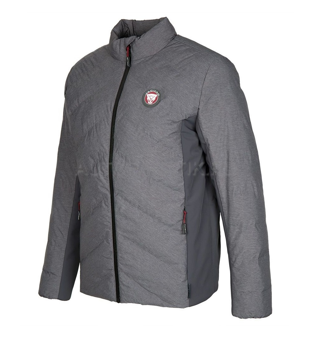 Picture of Jaguar Mens Quilted Jacket in Grey, Medium