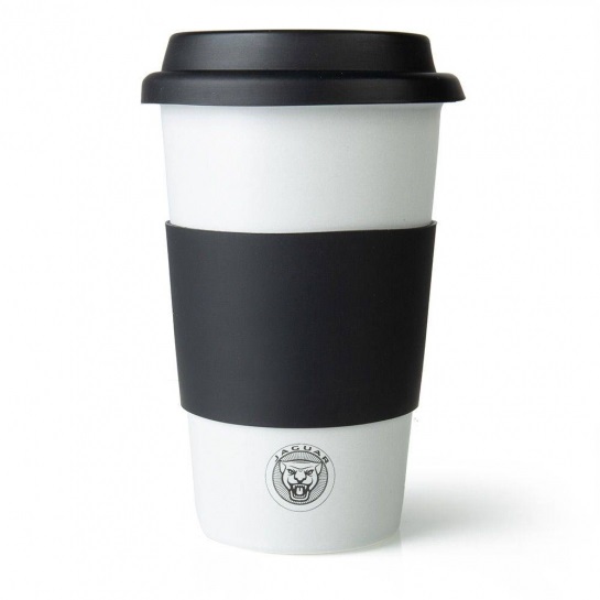 Picture of Jaguar Ceramic Travel Mug in Grey