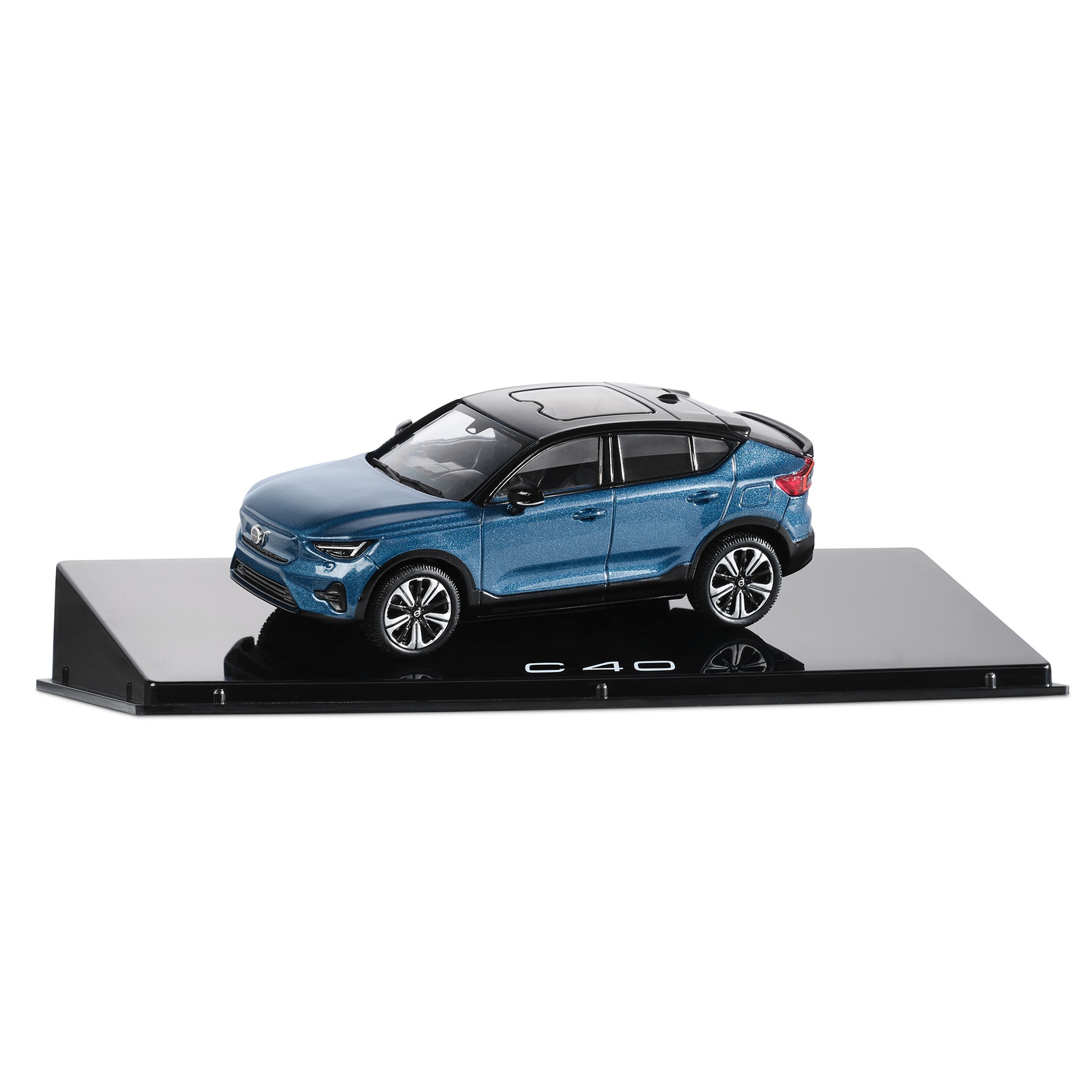 Picture of Volvo C40 Model 1:43 Scale in Fjord Blue