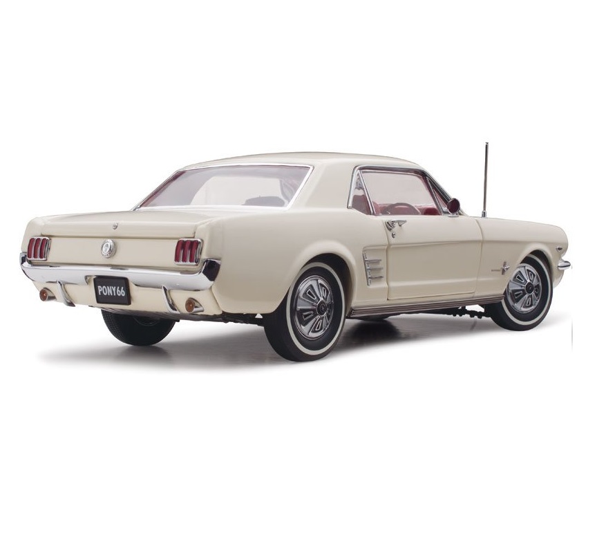 Picture of Ford 1966 Pony Mustang Model 1:18 Scale in Wimbledon White