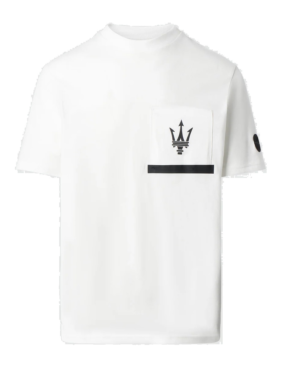 Picture of Maserati X North Sails White T-Shirt for Men