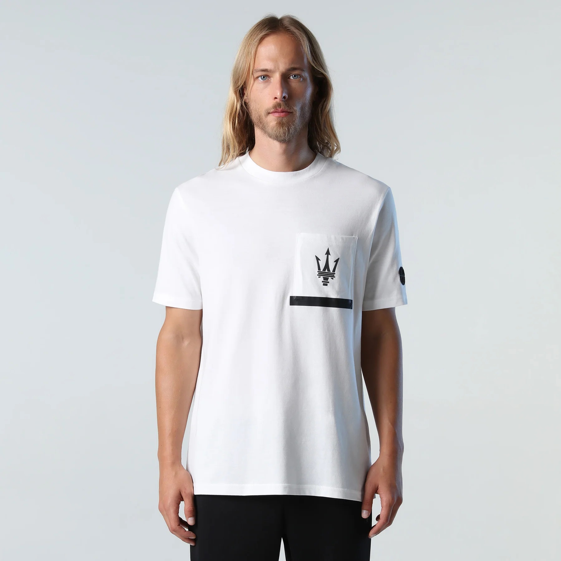 Picture of Maserati X North Sails White T-Shirt for Men