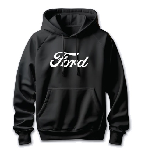 Picture of Ford Script Hoodie in Black