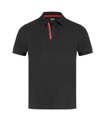 Picture of Audi Sport Mens Polo Shirt in Black