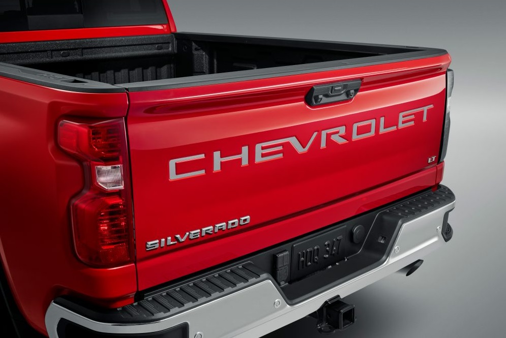 Picture of Tailgate Lettering in Silver for Chevrolet Silverado