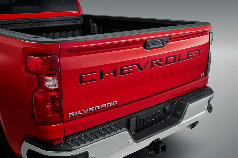 Picture of Tailgate Lettering in Black for Chevrolet Silverado