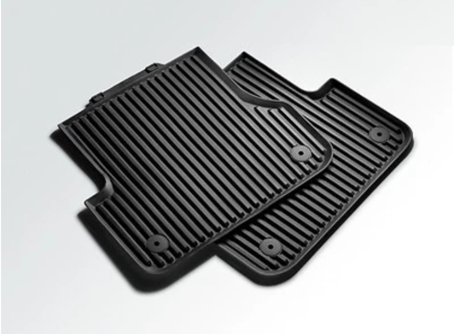 Picture of Rear All-Weather Floor Mats for Audi A5 S5 Coupe/Cab 2010-2017