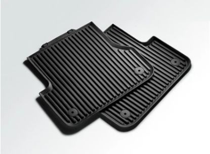 Picture of Rear All-Weather Floor Mats for Audi A5 S5 Coupe/Cab