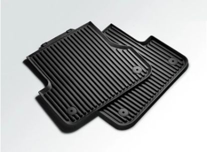 Picture of Rear Rubber Mats Audi A5 S5 Coupe/Cab 2010-2017