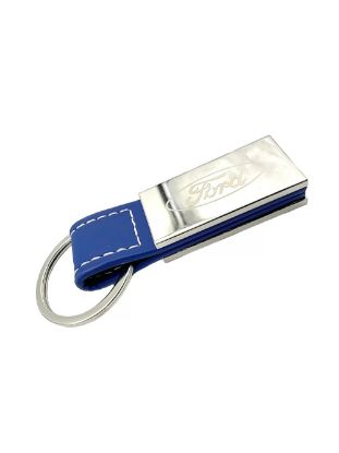 Picture of Ford Blue Leather Keyring