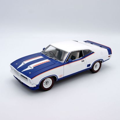 Picture of Ford XB Falcon Apollo Blue with Polar White Model 1:18 Scale