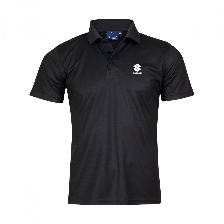 Picture of Suzuki Mens Polo Shirt in Black