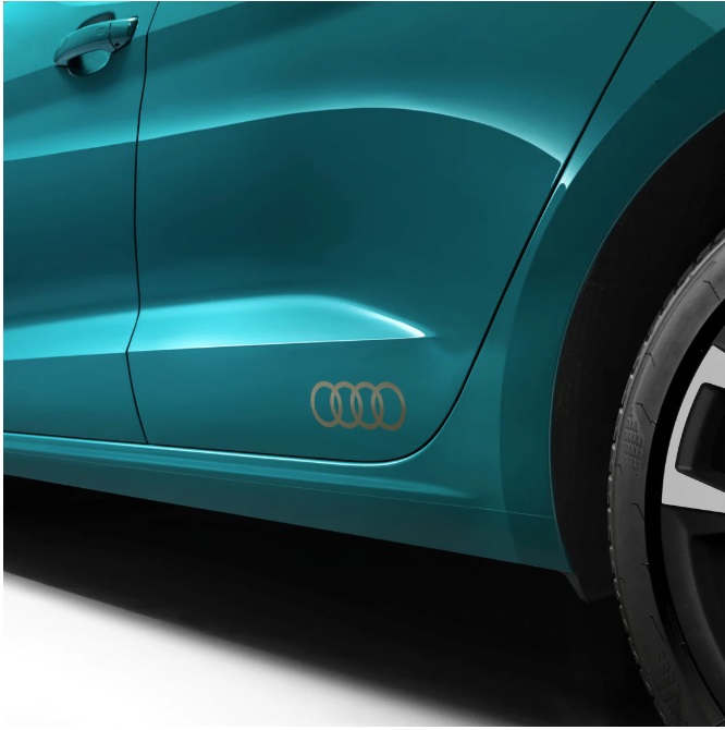 Picture of Audi Rings Decals in Silver