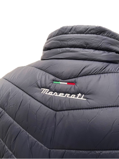 Picture of Maserati Puffer Jacket in Blue for Men