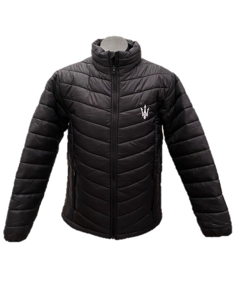 Picture of Maserati Puffer Jacket in Black for Men