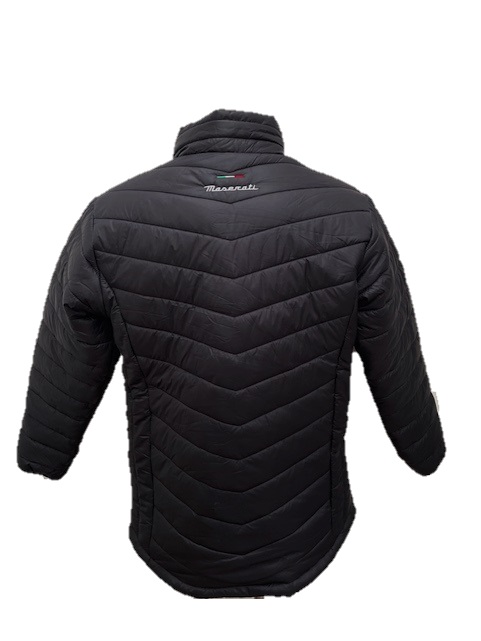 Picture of Maserati Puffer Jacket in Black for Men