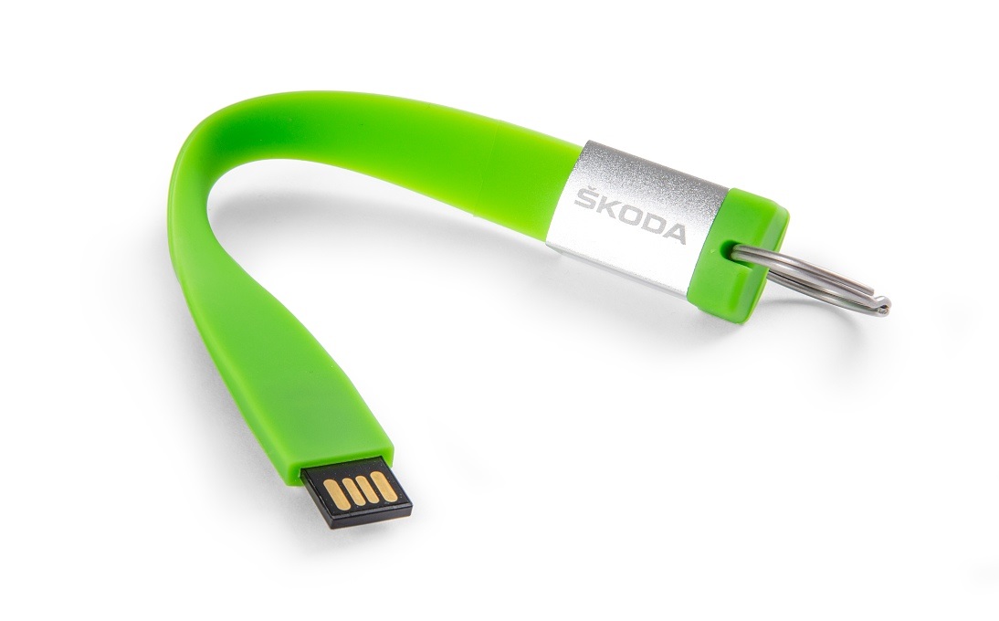 Picture of Skoda Silicone Keyring with 16GB Flash Drive