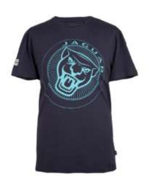 Picture of Jaguar Mens T-Shirt Navy Medium