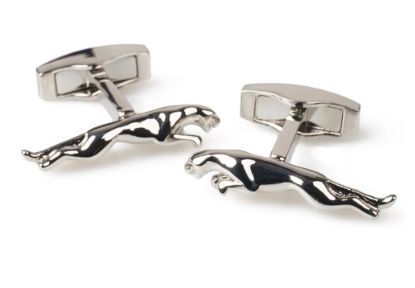 Picture of Jaguar Leaper Cufflinks in Silver