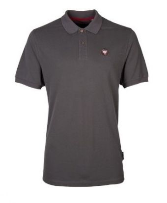 Picture of Jaguar Men's Growler Graphics Polo Shirt in Grey