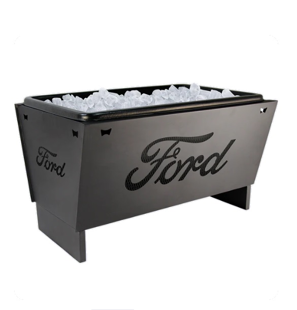 Picture of Fire Pit / Ice Bucket Cooler in Ford Script Design