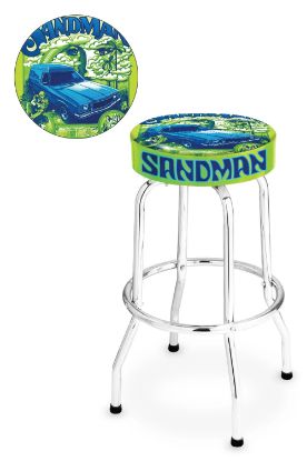 Picture of Barstool in Sandman Design Green