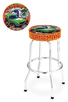 Picture of Bars Stool in Sandman Design Orange