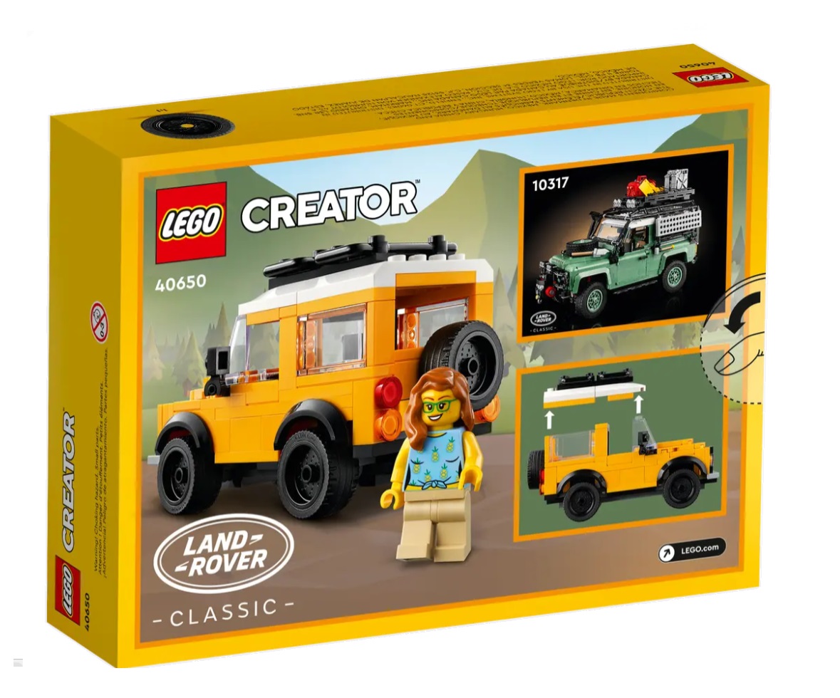 Picture of Land Rover Classic Defender Lego - Yellow