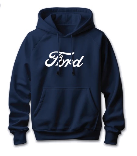 Picture of Ford Script Hoodie in Navy