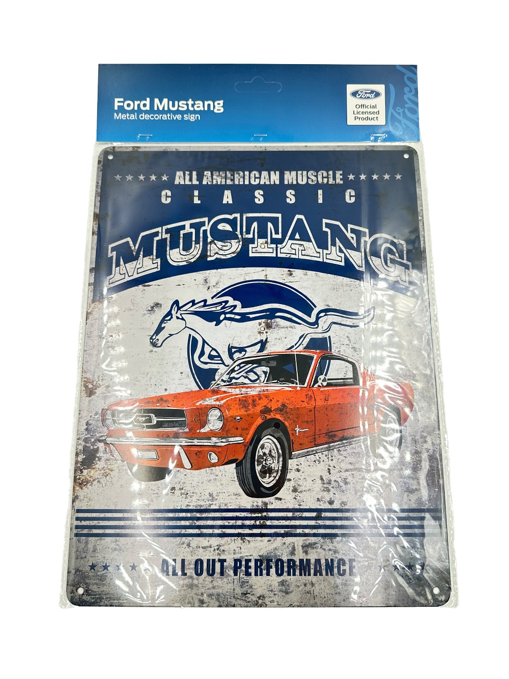 Picture of Ford Mustang Metal Sign