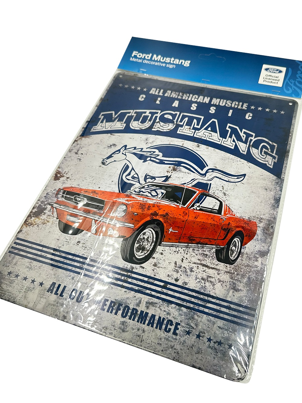 Picture of Ford Mustang Metal Sign