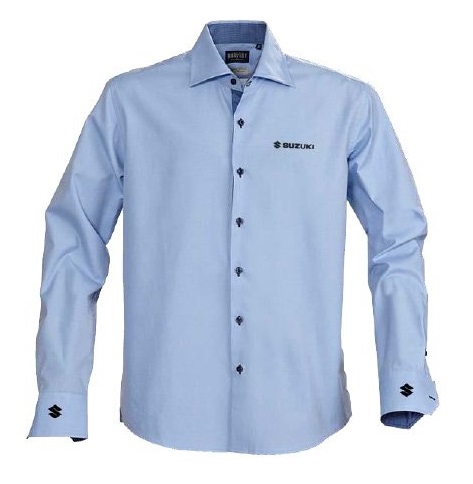 Picture of Business Shirt Mens Blue Suzuki