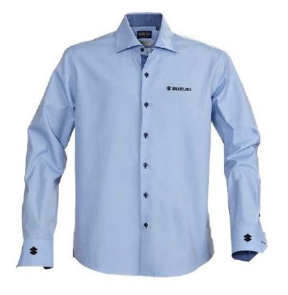 Picture of Business Shirt Mens Blue Suzuki