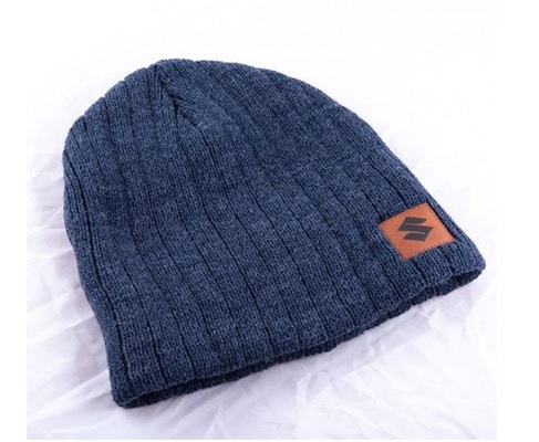 Picture of Cable Knit Beanie Navy Suzuki