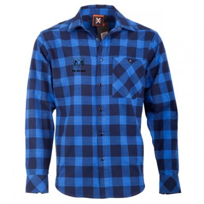 Picture of RAM Flannel Shirt Blue