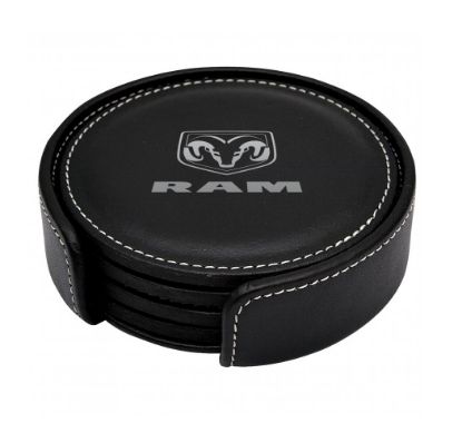 Picture of RAM Leather Coaster Set