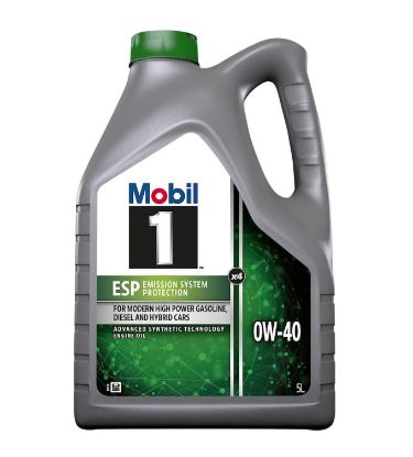 Picture of Motor Oil 0W/40 Mobil 1 ESP X4 5Ltr