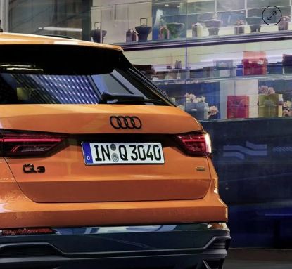 Picture of Rear Audi Rings Black for Q3
