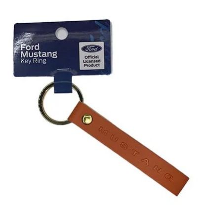 Picture of Ford Mustang Leather Keyring